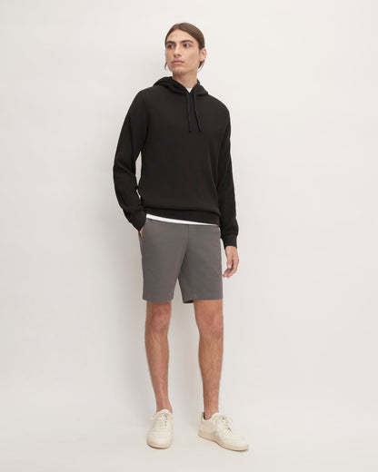 The Waffle-Knit Hoodie | Black