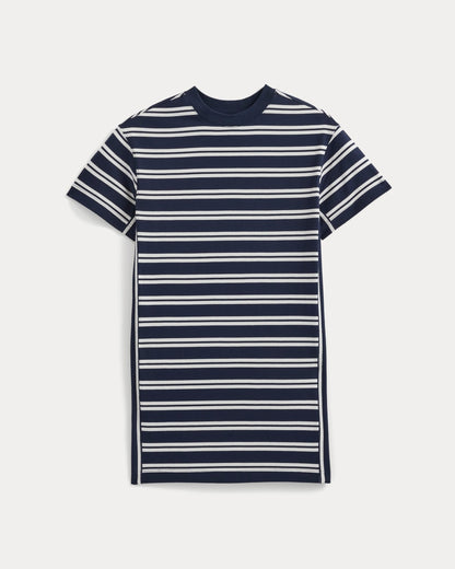 Weekend Tee Mini Dress | True Navy / Canvas Tan