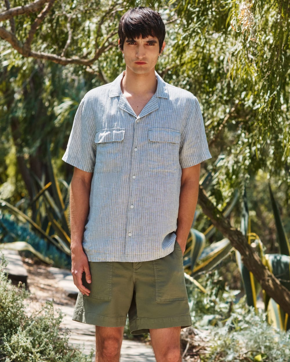The Canvas Relaxed Short | Lichen Green