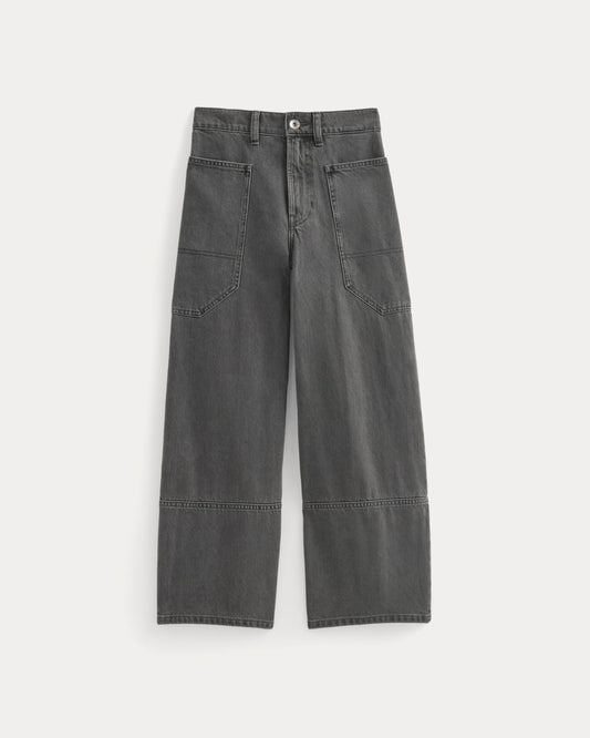 The Way-High® Gardener Cropped Jean | Washed Grey