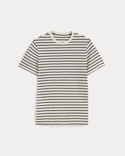 The Essential Organic Crew | Bone / Black
