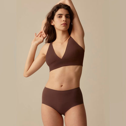 The Invisible High-Rise Thong | Dark Tan