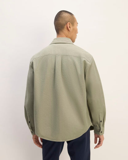 The Canvas Organic Cotton Overshirt | Sage Green