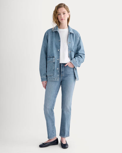 High-Rise Cigarette Jean | Medium Blue
