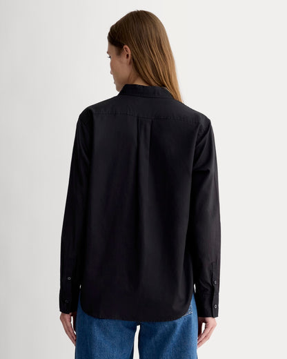The Must-Have Shirt in Silky Cotton | Black
