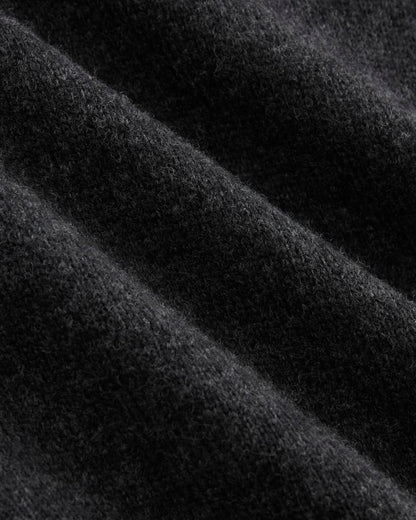 The Felted Merino Hoodie | Charcoal
