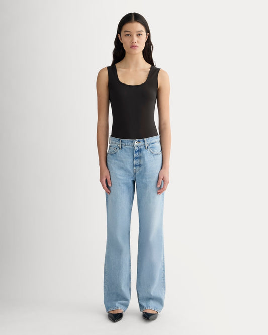The Form Square-Neck Bodysuit | Black