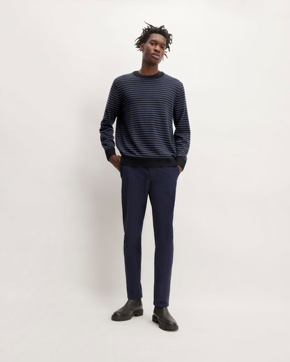 The Grade-A Cashmere Crew | Indigo / Dark Navy