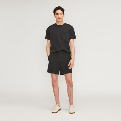 The Pull-On Performance Chino 5" Short | Black