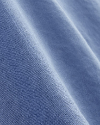 The Seamed Dress in Stretch Linen | Bluebell