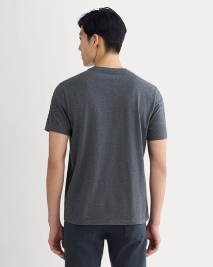 The Essential Organic Crew | Heather Deep Navy
