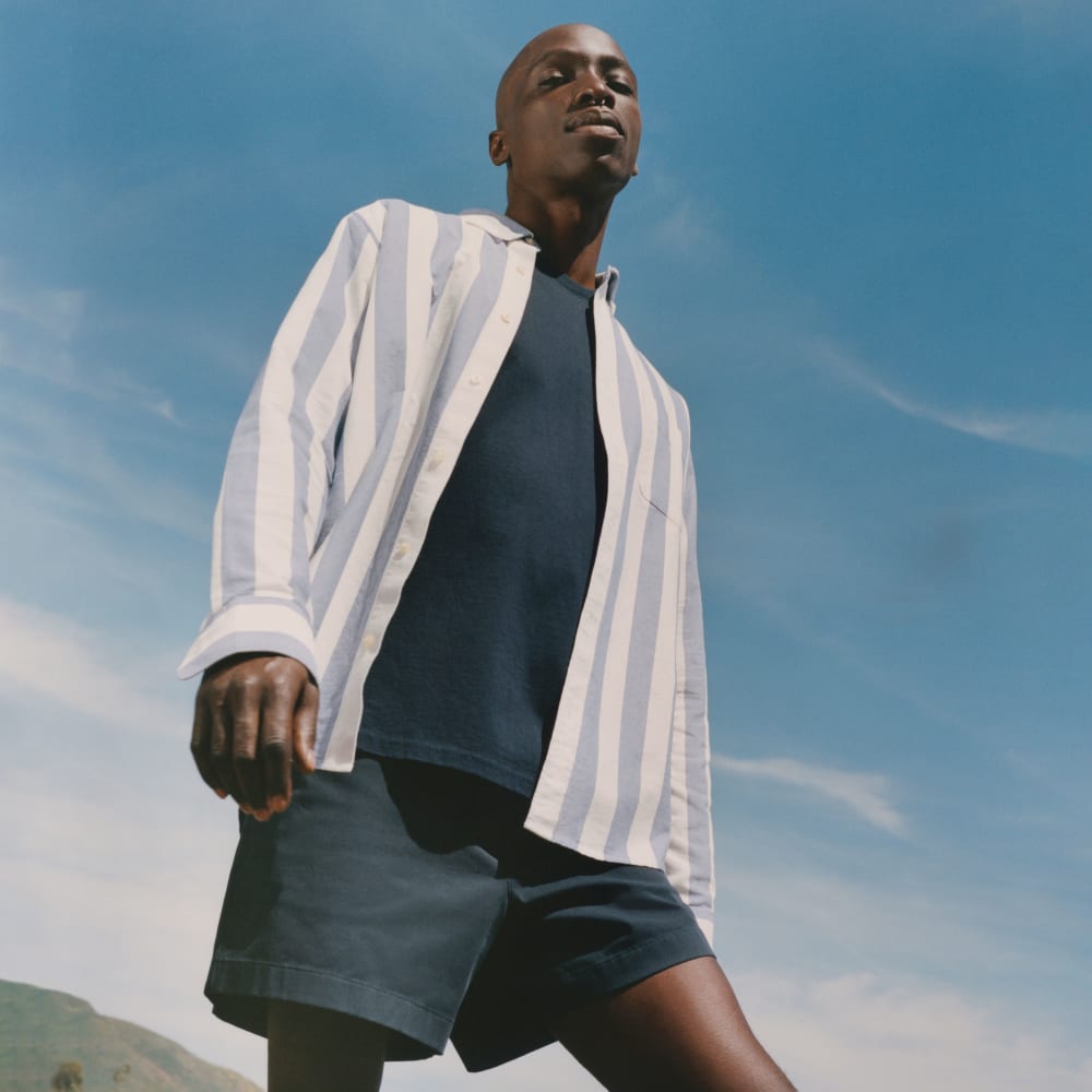 The Classic Oxford Shirt | Mazarine Blue / Bone | Standard