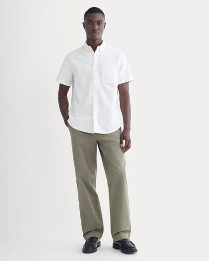 The Organic Short Sleeve Oxford Shirt | White