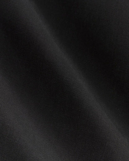 The Draper Pleated Pant in Buttersmooth | Black | 32" Inseam