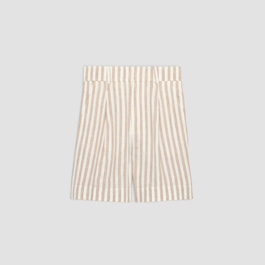 The Linen Way-High® Drape Short | Bone / Caramel