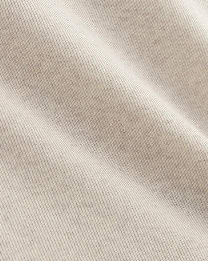 The Luxe Rib Funnel-Neck Tank | Heathered Oat