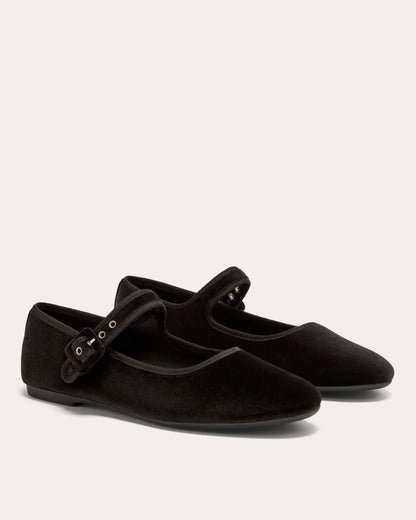 The Day Buckle Mary Jane | Black Velvet