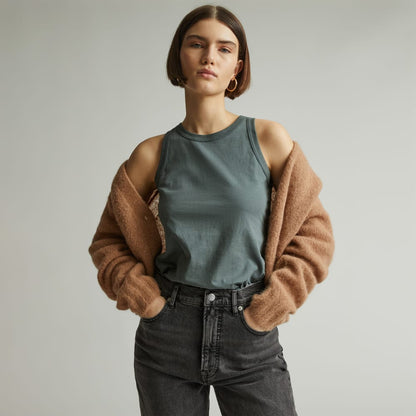 The Tank in Essential Cotton | Green Balsam