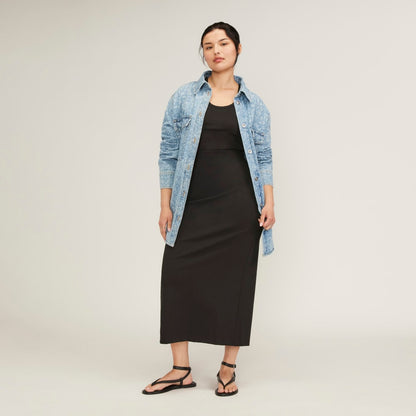 The Denim Overshirt | Light Painterly Strokes