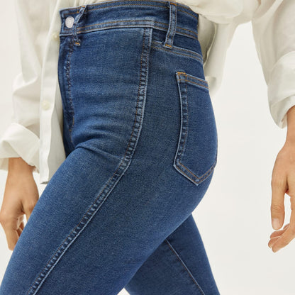 The Way-High® Clean Front Skinny Jean  | Vintage Blue | 26.5" Inseam