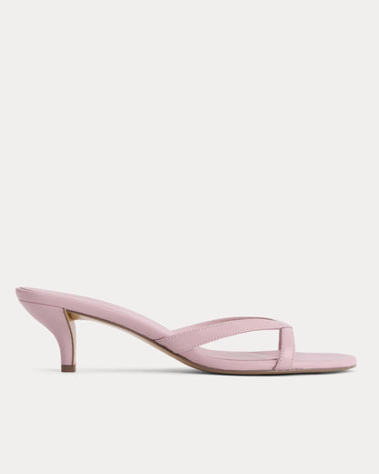Sculpted Heel Sandal | Pale Mauve