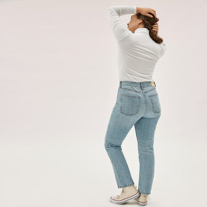 The Organic Cotton Turtleneck | White