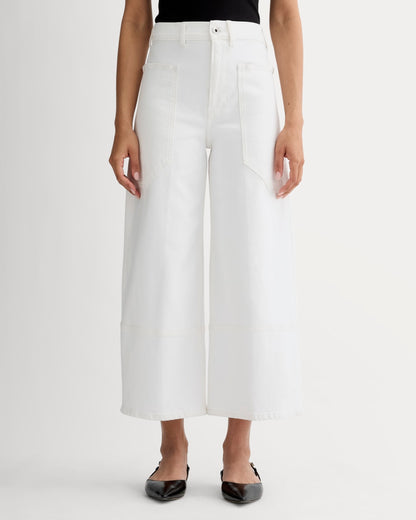 The Way-High® Gardener Cropped Jean | Ecru