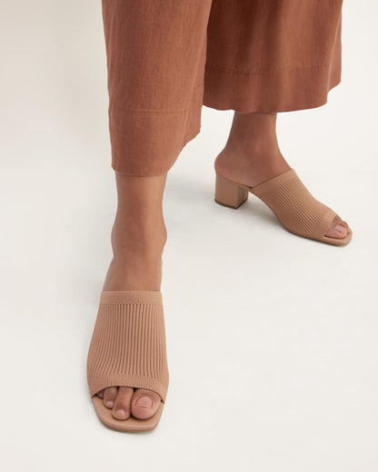 The Glove Mule in ReKnit | Blush Tan