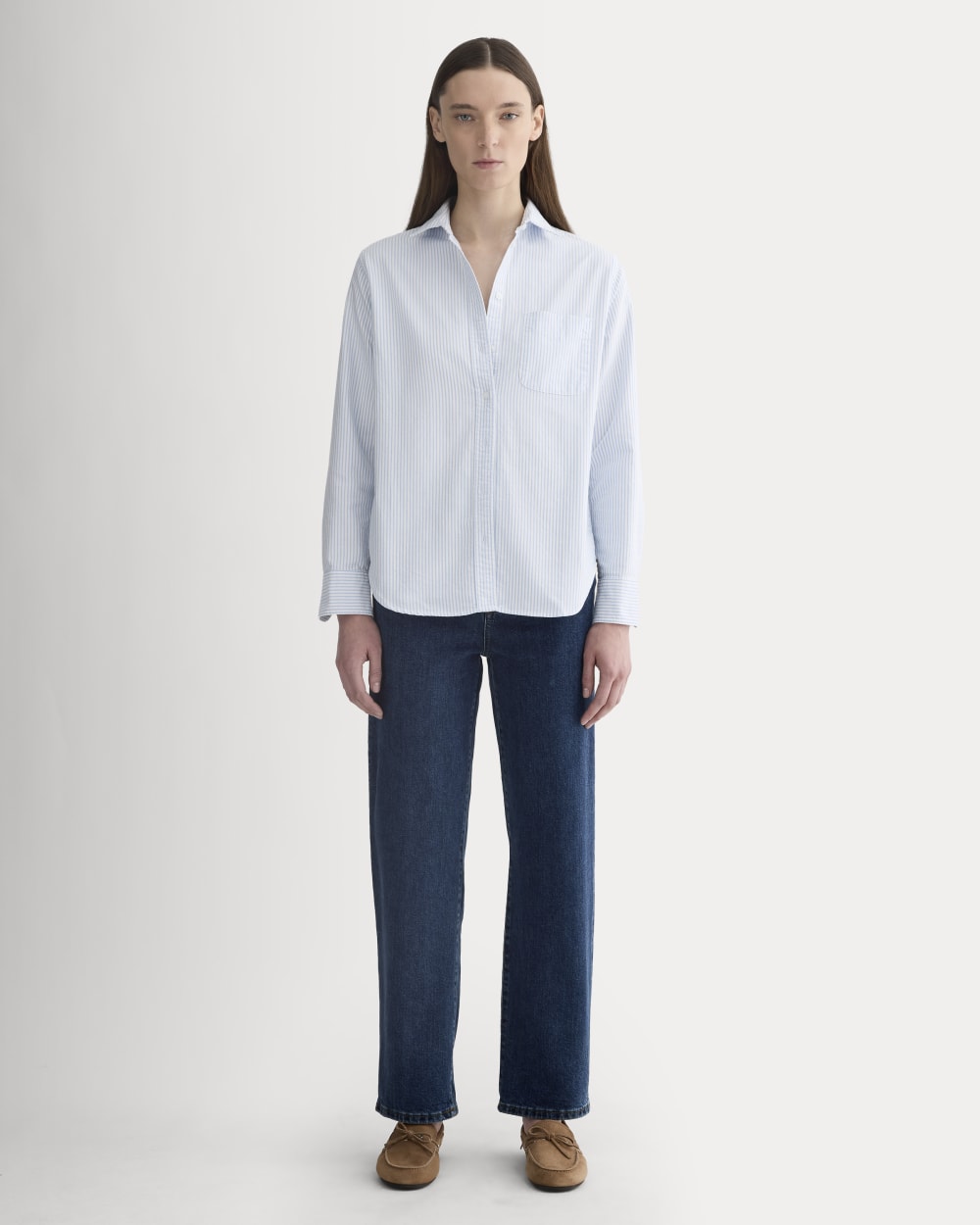 The Must-Have Oxford Shirt | White / Blue