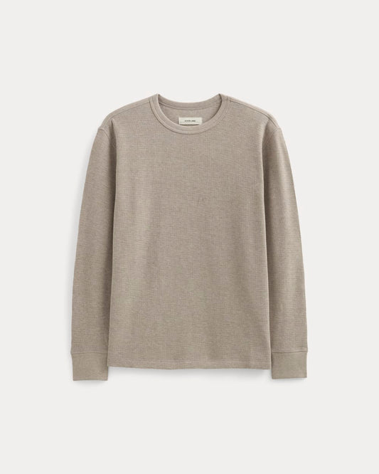 Thermal Crew in Cozy Waffle | Heathered Oatmeal