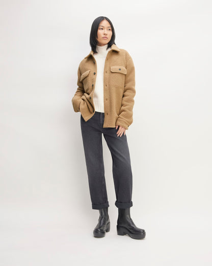 The ReNew Fleece Everyone Overshirt | Tiger's Eye