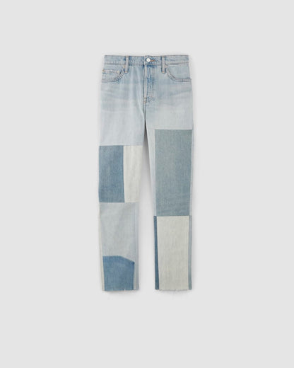 The ’90s Cheeky® Mended Jean | Patched Indigo | 26.5" Inseam