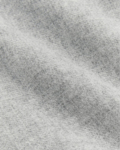 The Cashmere Feather Scarf | Heathered Grey
