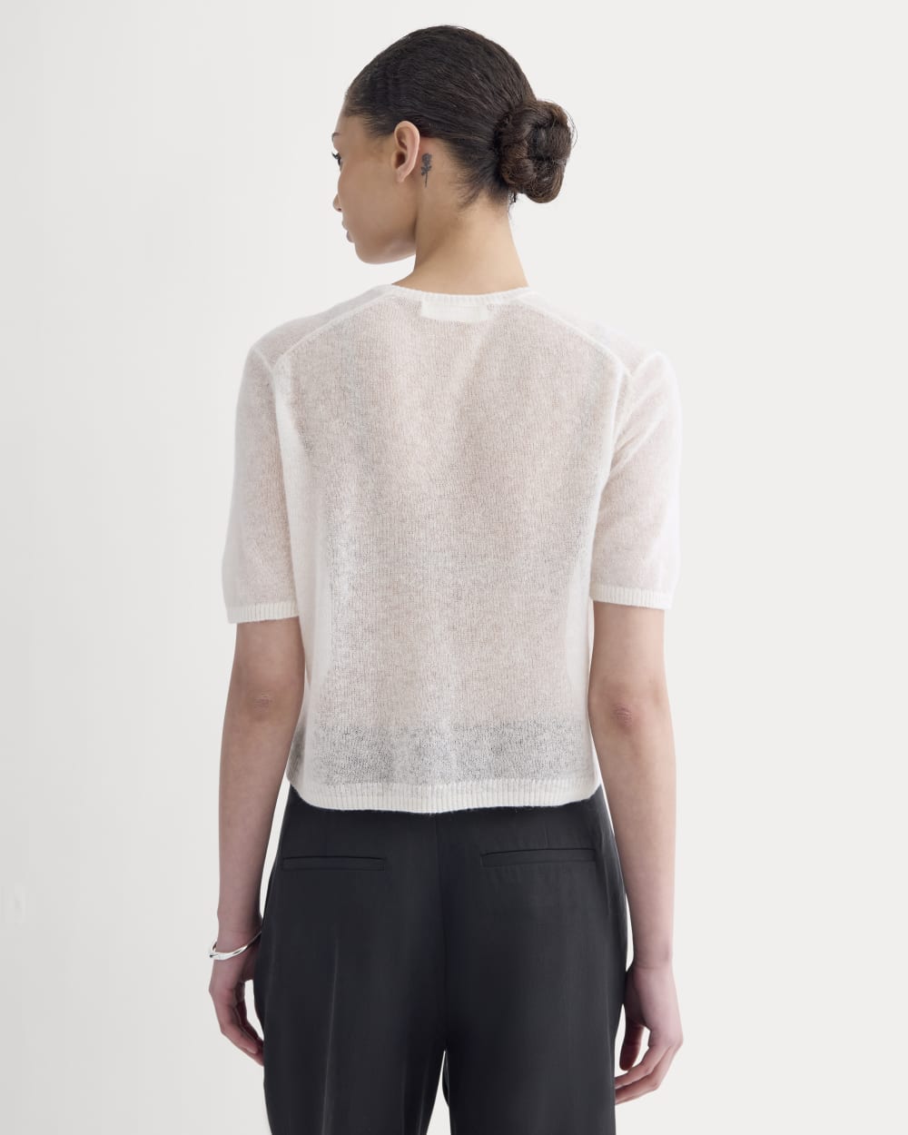The Air Alpaca™ Short-Sleeve Cardigan | Birch
