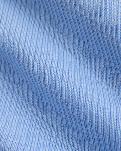 The Cardigan in Ultrasoft Merino | Open Air Blue