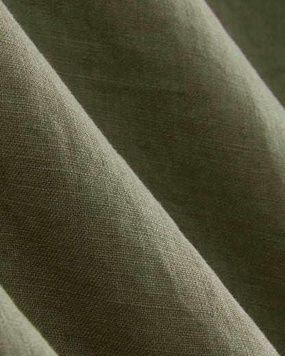 The Muscle Top in Linen | Sage Green