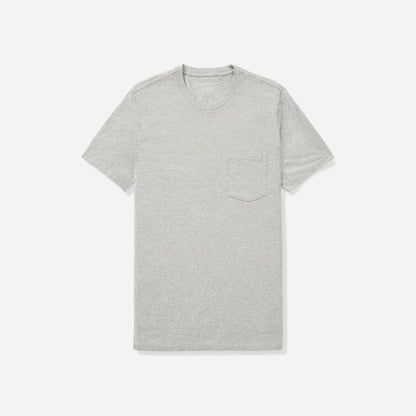 The Organic Cotton Pocket Tee |  Heathered Grey