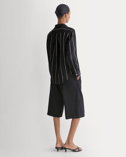 The Must-Have Shirt in Linen | Black