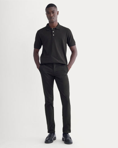 The Pique Polo | Black