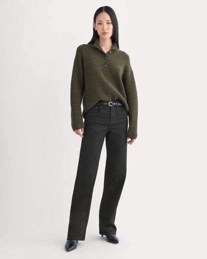 The Cocoon Henley in Wool Cashmere | Heather Beech