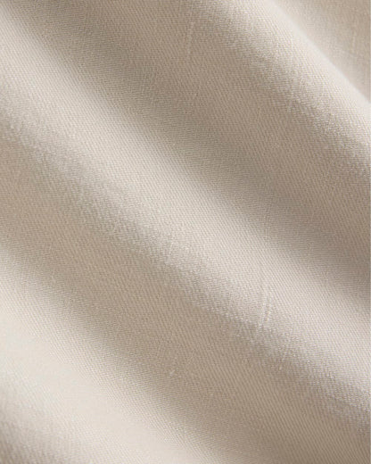 Wide-Leg Belted Pant in Stretch Linen | Birch | Regular