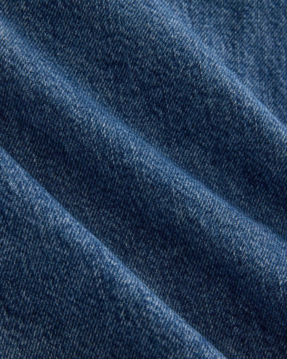 Way-High® A-Line Denim Short | Ocean