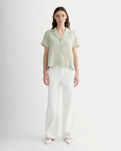 The Notch Shirt in Linen | Elm Gingham