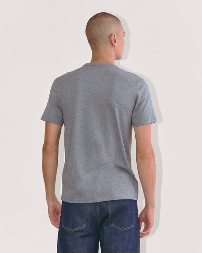 The Essential Organic Crew | Heather Sage Blue