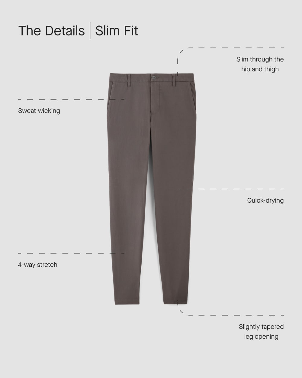 The Performance Chino | Uniform | Black | Slim