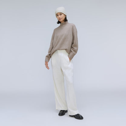 The Cashmere Beanie | Pale Heather Grey