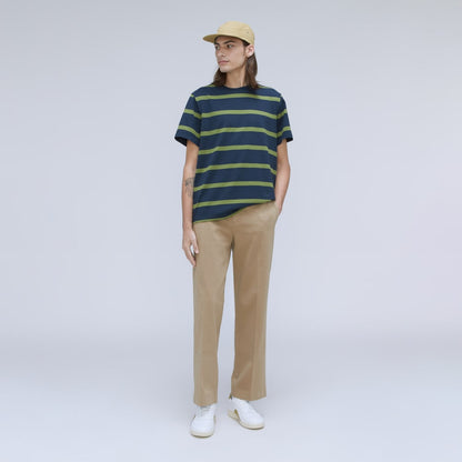 The Premium-Weight Crew | Uniform | Deep Navy / Sphagnum