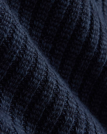 The Cozy Rib Cardigan | Navy