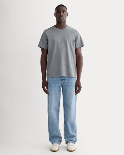 The Premium-Weight Crew | Uniform | Mid Heathered Grey