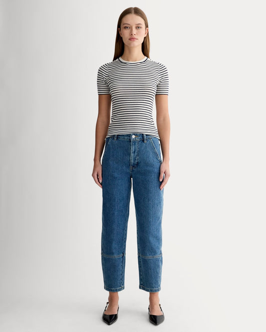 The Utility Barrel Jean | New Blue | Regular
